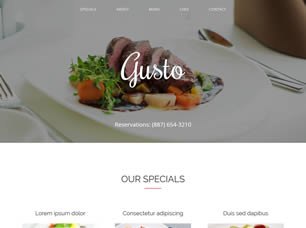 GUSTO FREE CSS TEMPLATE Gusto10