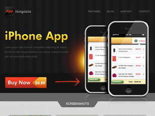 IPHONE APP FREE CSS TEMPLATE Iphone11