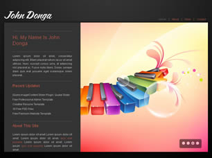 JOHN DONGA FREE CSS TEMPLATE John-d10