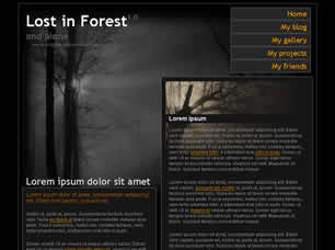 LOST IN FOREST 1.0 FREE CSS TEMPLATE Lost-i10