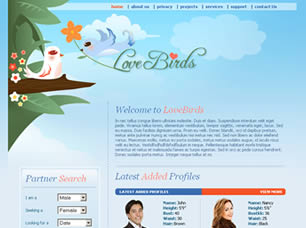 LOVE BIRDS FREE CSS TEMPLATE Love-b10