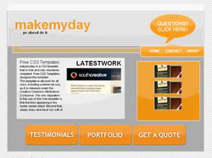 MAKEMYDAY FREE CSS TEMPLATE Makemy10