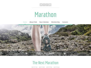 MARATHON FREE CSS TEMPLATE Marath10