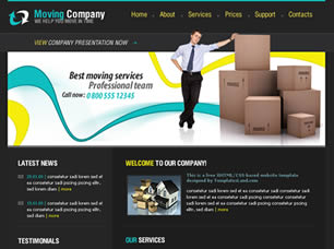 MOVING COMPANY FREE CSS TEMPLATE Moving10