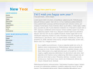 NEW YEAR FREE CSS TEMPLATE New-ye12