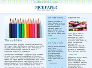 NICE PAPER FREE CSS TEMPLATE Nice-p10