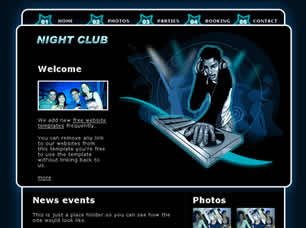 NIGHT CLUB FREE CSS TEMPLATE Night-13