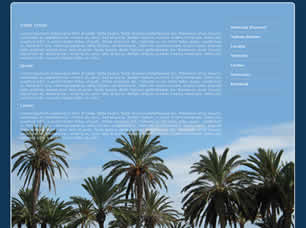 PALM TREES FREE CSS TEMPLATE Palm-t10