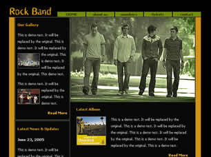 ROCK BAND FREE CSS TEMPLATE Rock-b10