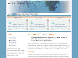 STARBURST FREE CSS TEMPLATE Starbu10