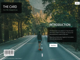 THE CARD FREE CSS TEMPLATE The-ca10