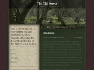 THE OLD FOREST FREE CSS TEMPLATE The-ol10