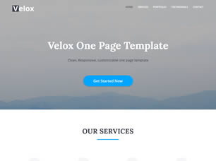 VELOX FREE CSS TEMPLATE Velox10