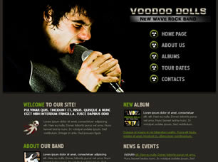 VOODOO DOLLS FREE CSS TEMPLATE Voodoo10