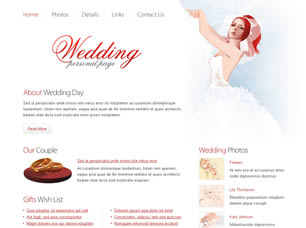 WEDDING FREE CSS TEMPLATE Weddin11