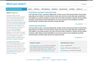 WHAT’S YOUR SOLUTION FREE CSS TEMPLATE Whats-10