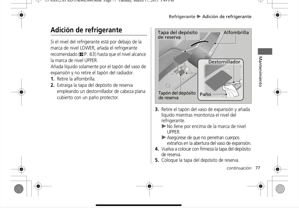 Indicador de alta temperatura del refrigerante (Forza 125 2017) 2b6c9f10