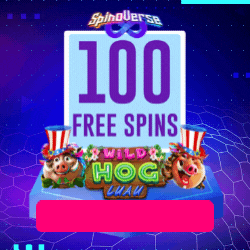 SpinoVerse Casino Exclusive 100 Free Spins on Wild Hog Luau + $9000 Welcome Offer July 2022 Sv-wil10