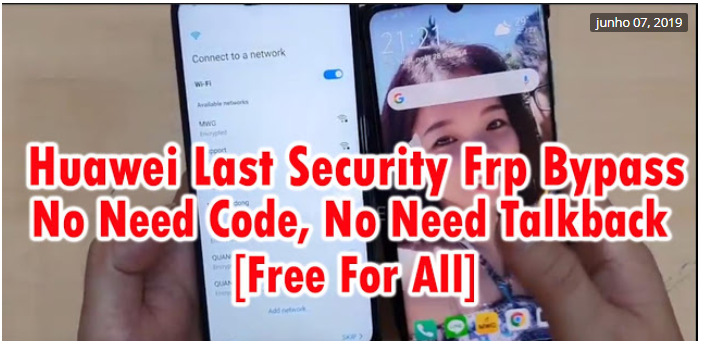 Huawei Last Security Frp Não Precisa de Código, Não Precisa de Talkback 100% Trabalhando Fácil Método [Free For All] H_10