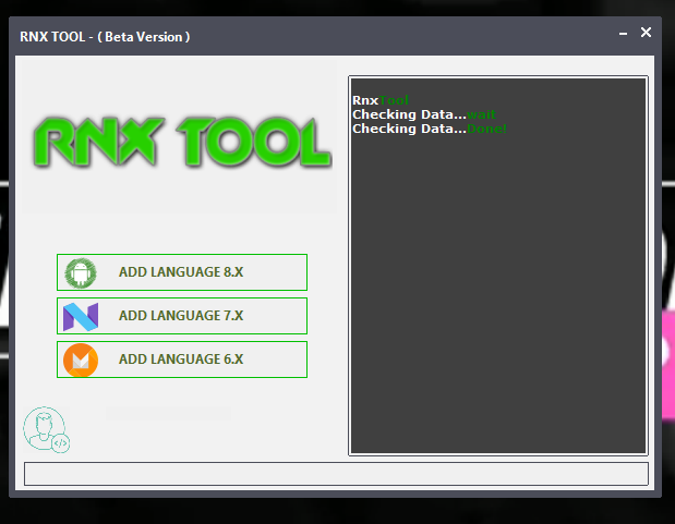 Rnx: ferramenta suporta mais idiomas para Android 8.x 7.x 6.x Rnx10