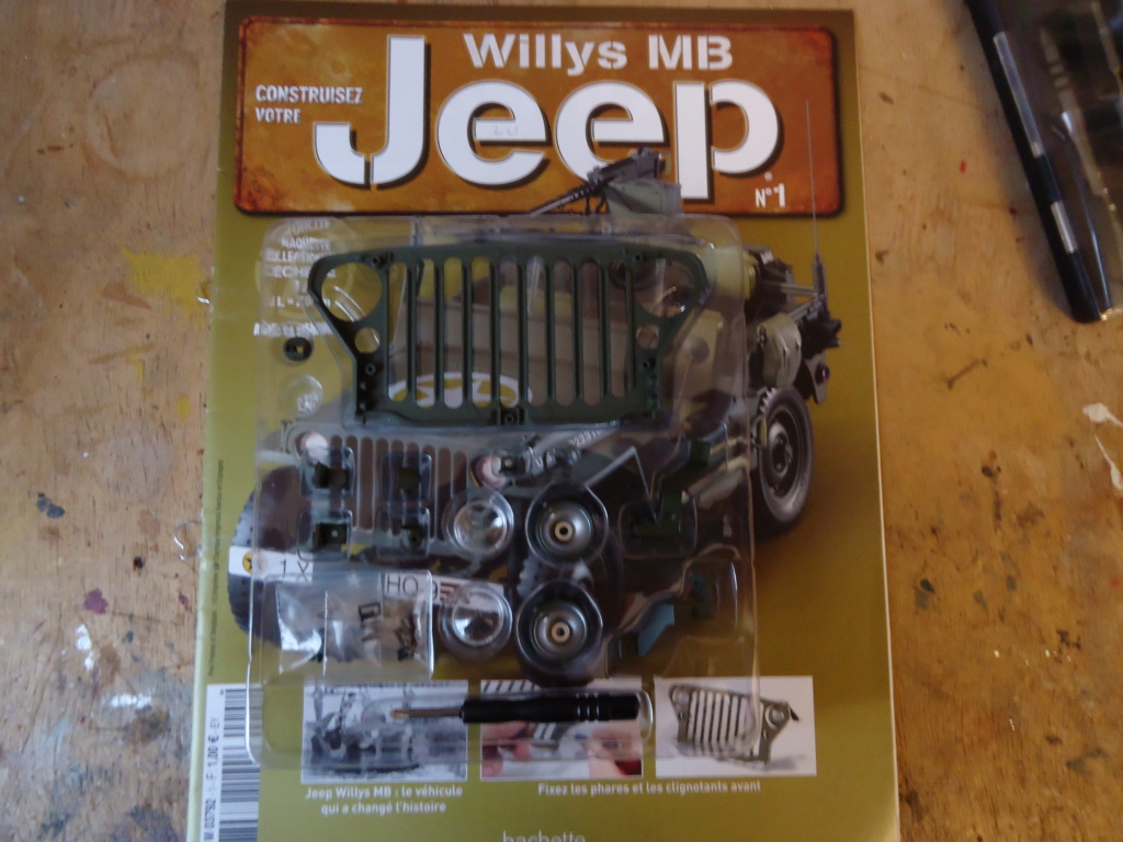 Jeep Willys MB au 1/8ème. Collection Hachette.Par Dan le Cévenol Dsc01037