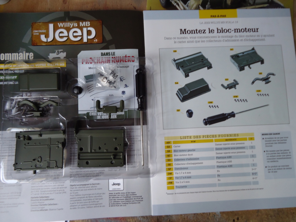 Jeep Willys MB au 1/8ème. Collection Hachette.Par Dan le Cévenol Dsc01052