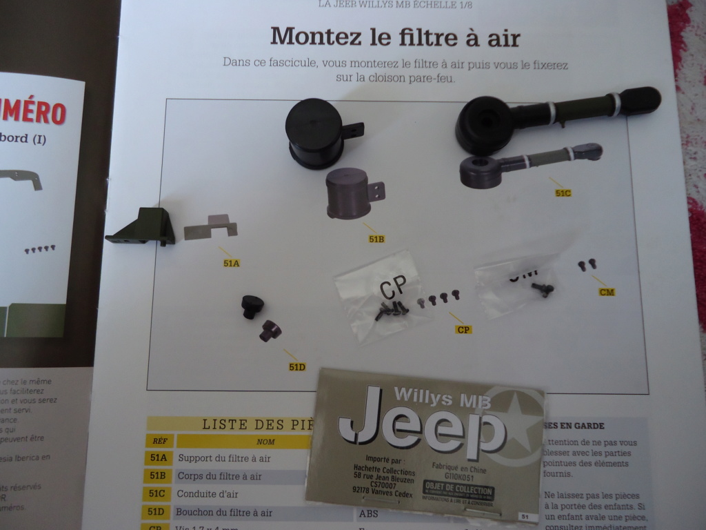 Jeep Willys MB au 1/8ème. Collection Hachette.Par Dan le Cévenol - Page 4 Dsc01323