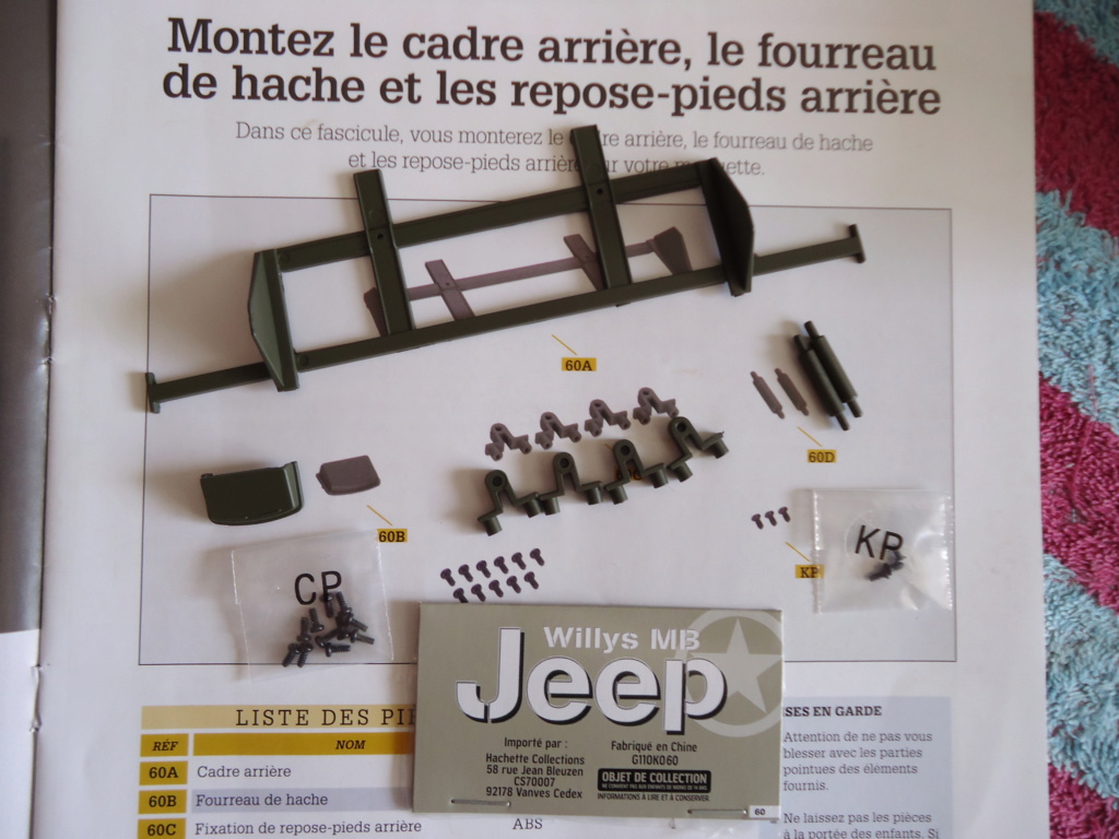 Jeep Willys MB au 1/8ème. Collection Hachette.Par Dan le Cévenol - Page 5 Dsc01349