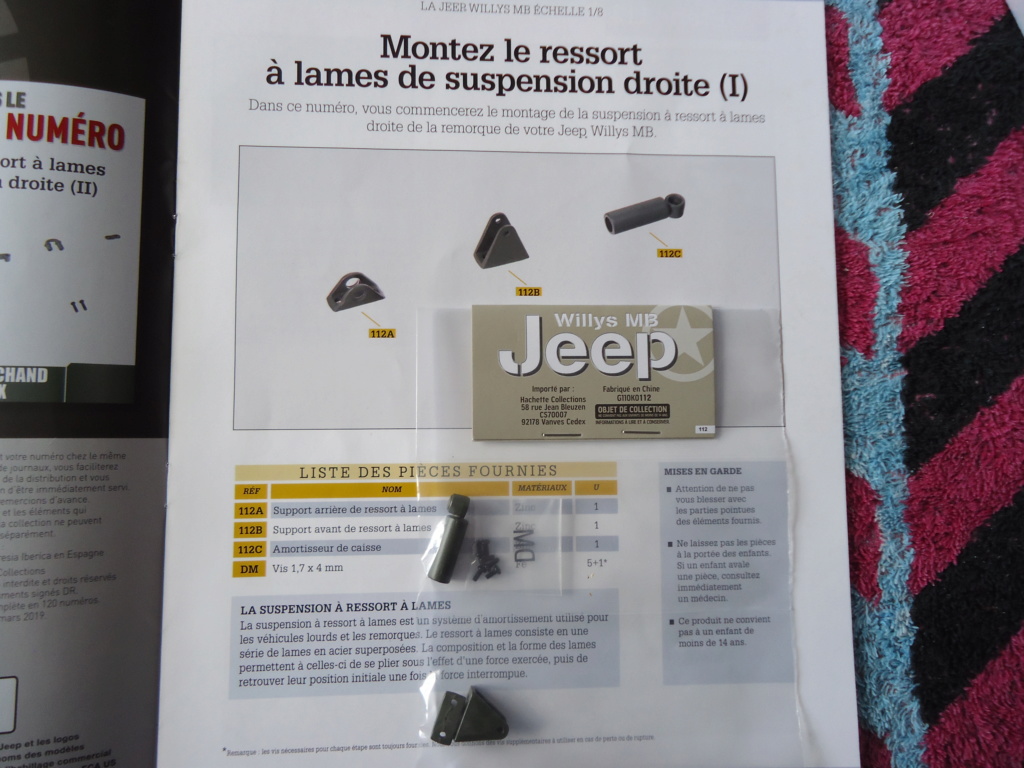 Jeep Willys - 1/8ème - Ed. Hachette - Construction par Glénans (Partie 2) - Page 9 Dsc01641