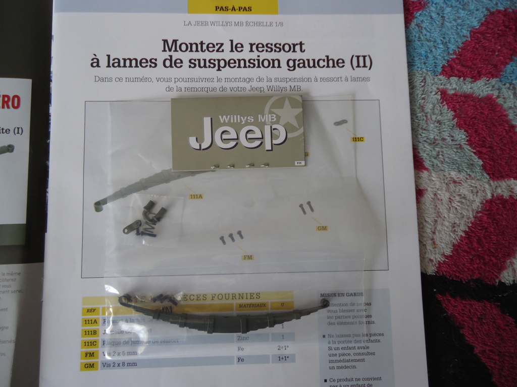 Jeep Willys - 1/8ème - Ed. Hachette - Construction par Glénans (Partie 2) - Page 9 Dsc01662