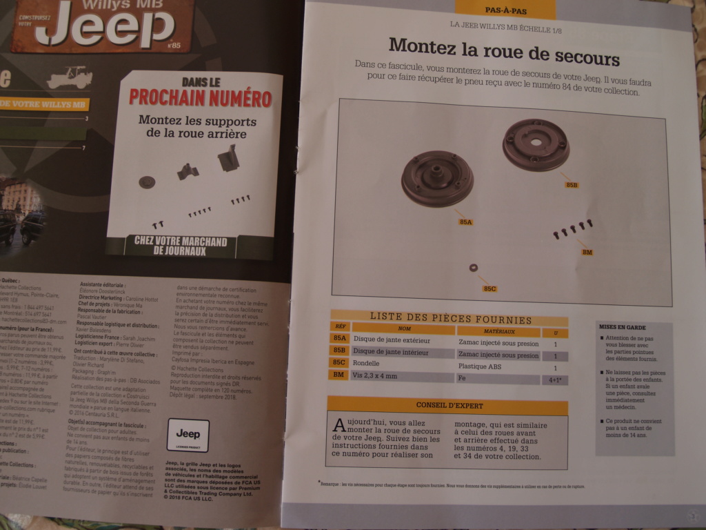 Jeep Willys - 1/8ème - Ed. Hachette - Construction par Glénans (Partie 1) - Page 38 P1011539