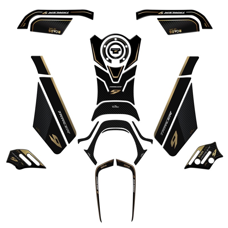 TRACER - La Tracer 9 GT midnight black de maninbike Kit-fu10