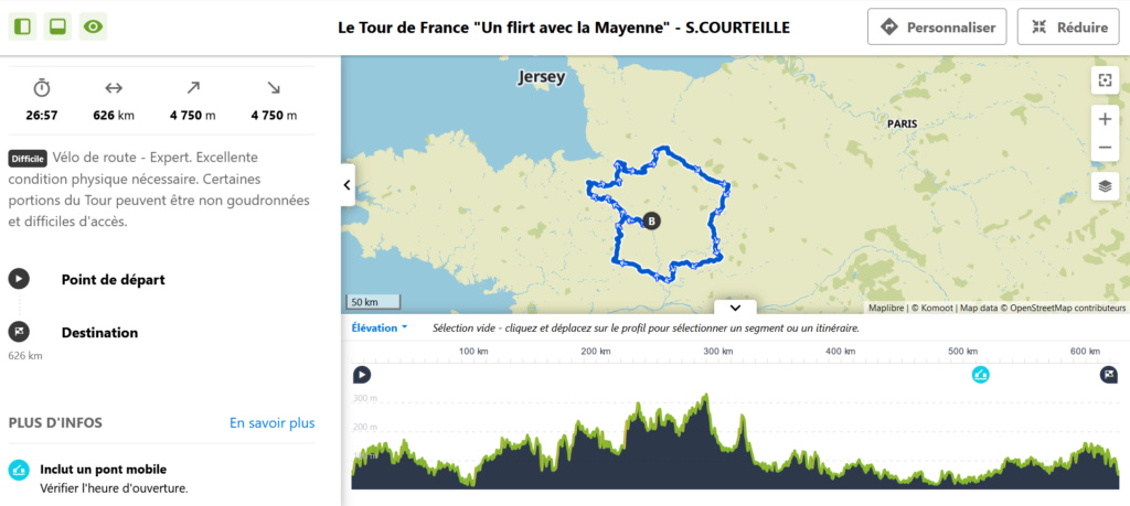 Tour de France "Un Flirt avec la Mayenne" (626 km) : 17/18/07 et 28/28/08 Tour_d10