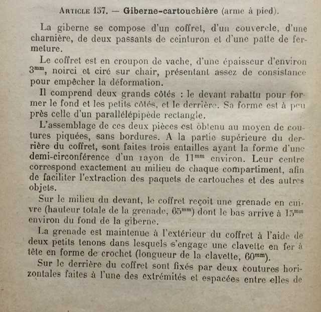 La giberne-cartouchière de gendarmerie modèle 1889 / 1904  3852a710