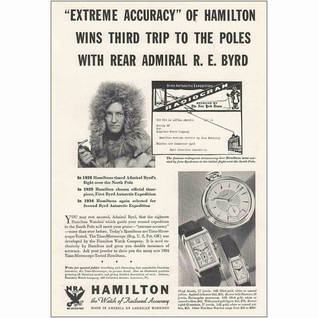 Comment l'amiral Byrd fit résister les montres Hamilton au froid  polaire Hamilt11