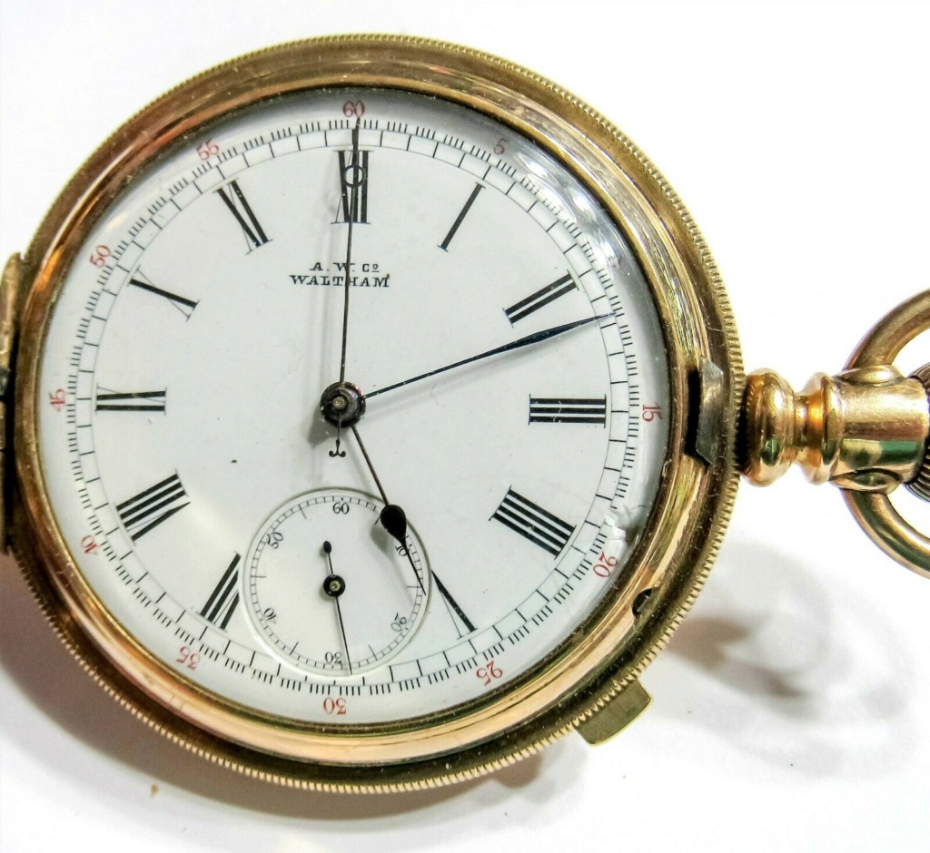 waltham - Les premiers chronographes Waltham de 1880 ( La suite inédite)   Waltha11