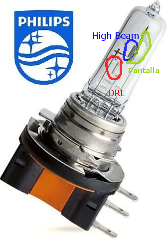 Reemplazo bombillas de cruce y largas por LED (1) H1510