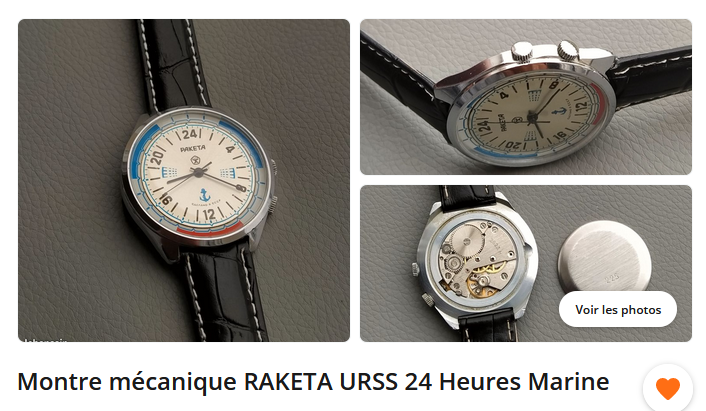 Avis sur deux RAKETA 24h Raketa10