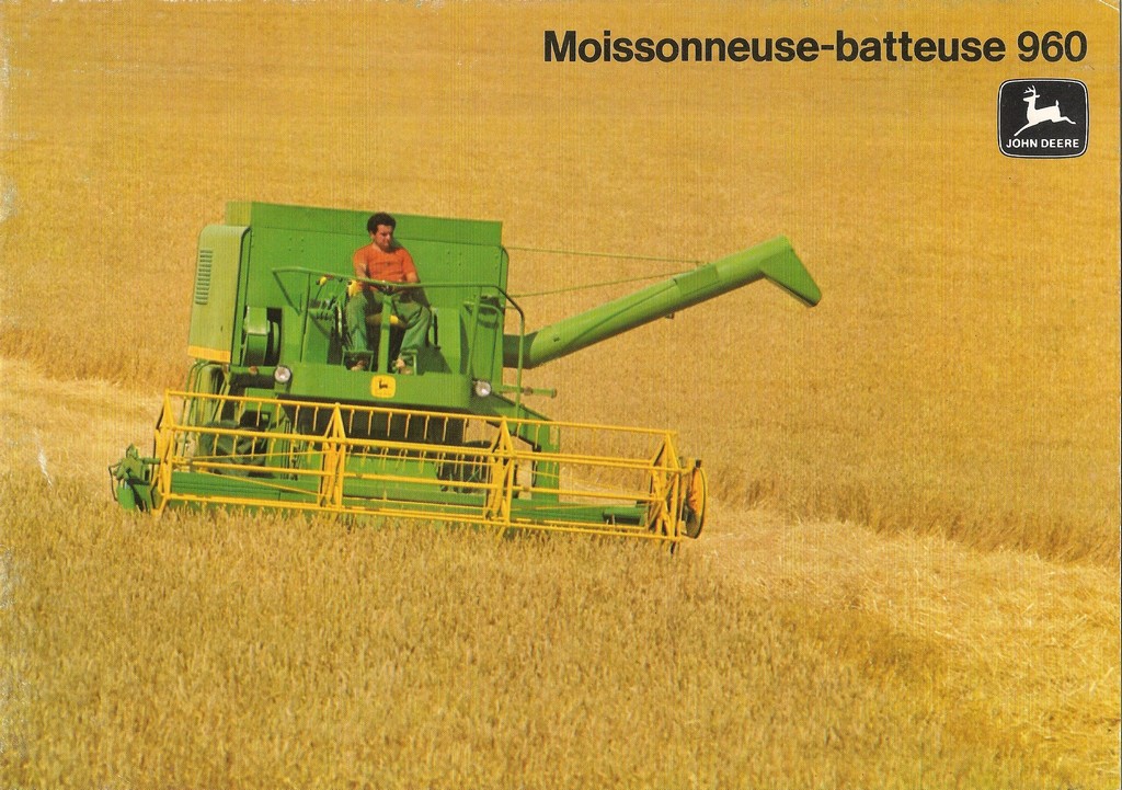 JOHN  DEERE : moissonneuse batteuse  960_p110