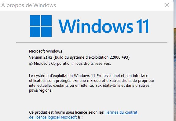 Mise à jour de windows 11 pro 2022-015