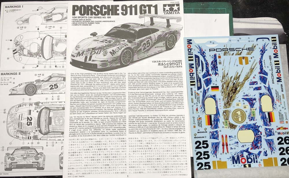 Porsche 911 GT1 de 1996 24 heures du Mans Notice24