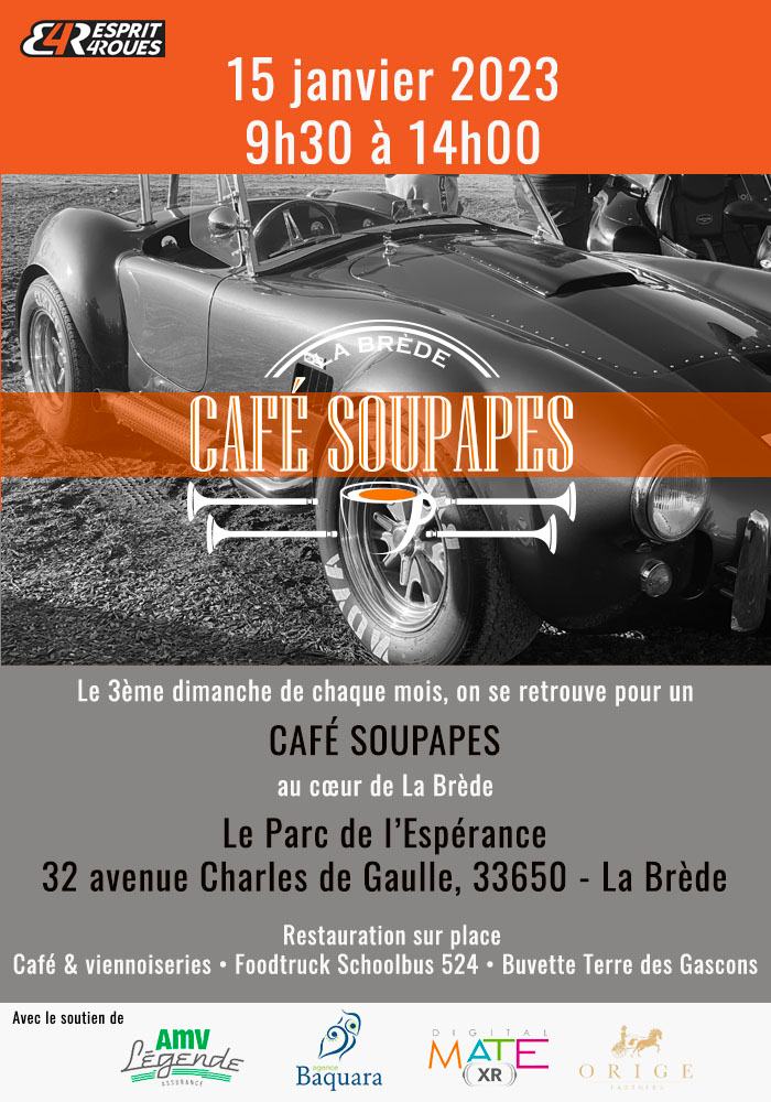 Café Soupapes à La Brède (33) 32493511