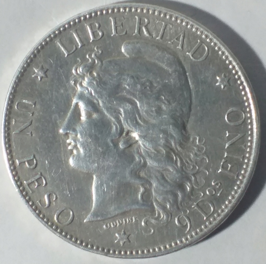 Argentina, 1 Peso ''Patacón'' de 1882  114