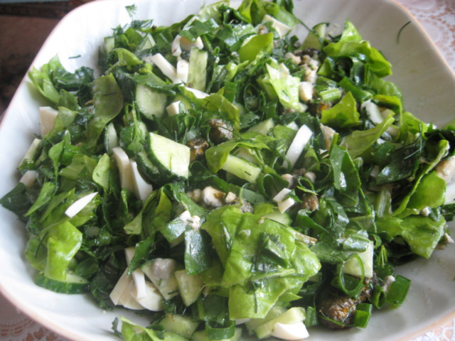 Зеленый салат с "каперсами" из одуванчиков "Семейка витаминов" 22_uu_11