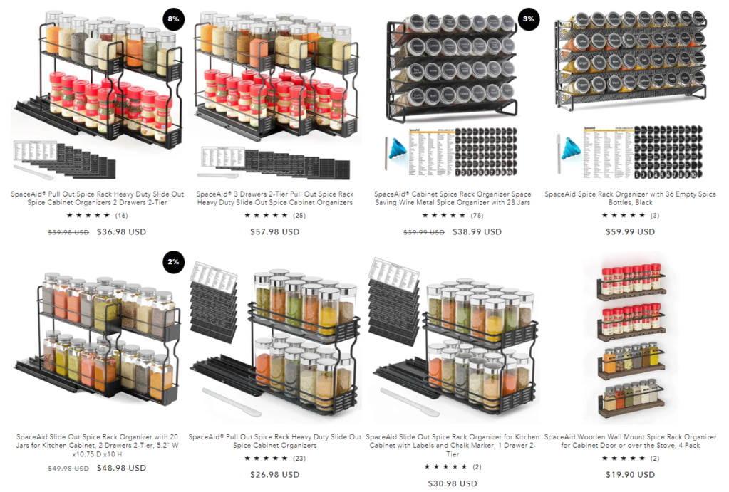 SpaceAid spice racks save your kitchen space Spice_10