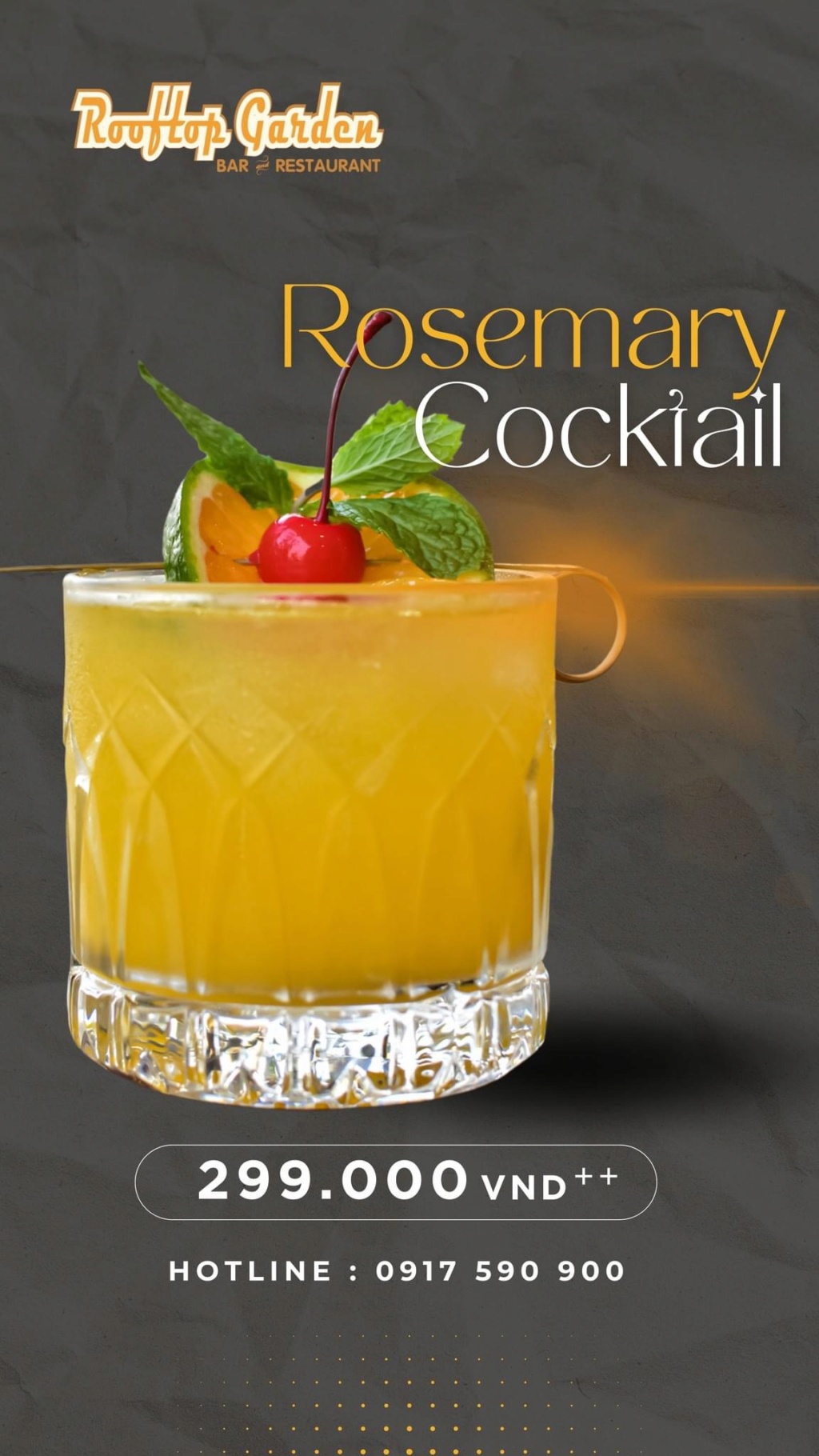 Rosemary Cocktail - Đậm đà và tinh tế đến từ các “nghệ nhân” pha chế đến từ REX!! Img_3724