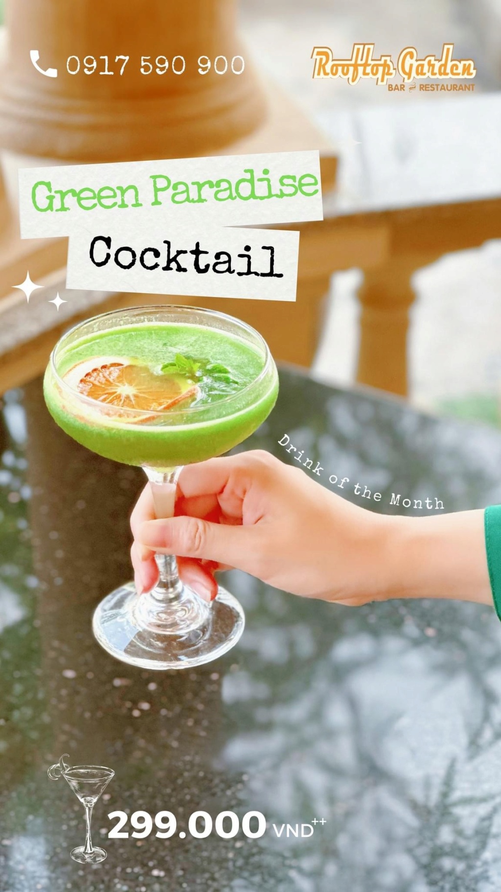 Green Paradise Cocktail - "Thiên đường xanh" giữa trời tháng 5 của Rex Hotel Saigon! Img_3915