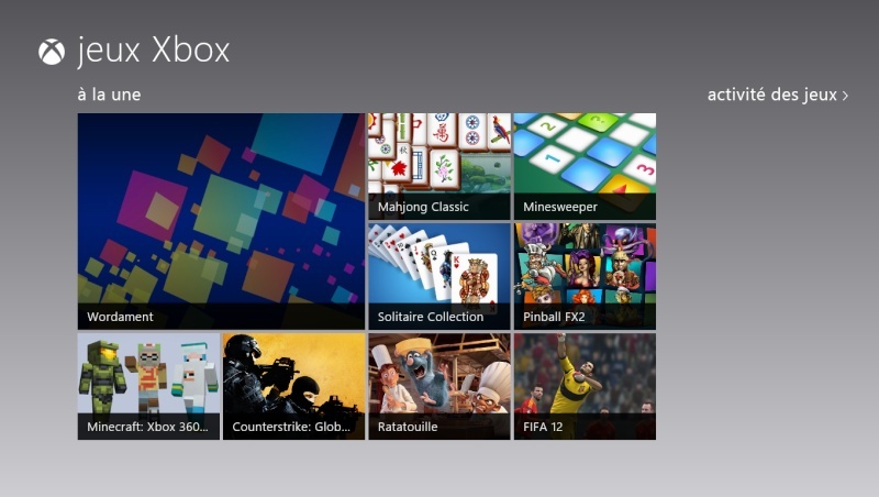 Preview Windows 8 Xbox10