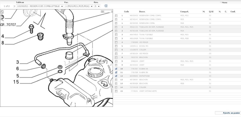 Problème fuite réservoir et question sur vidange de boite Fiat_r10