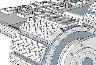 Modélisme 3D : projet proxy Squats Roue10